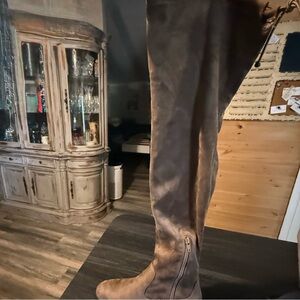 NEW! Soda Brown Over-the-Knee Boots